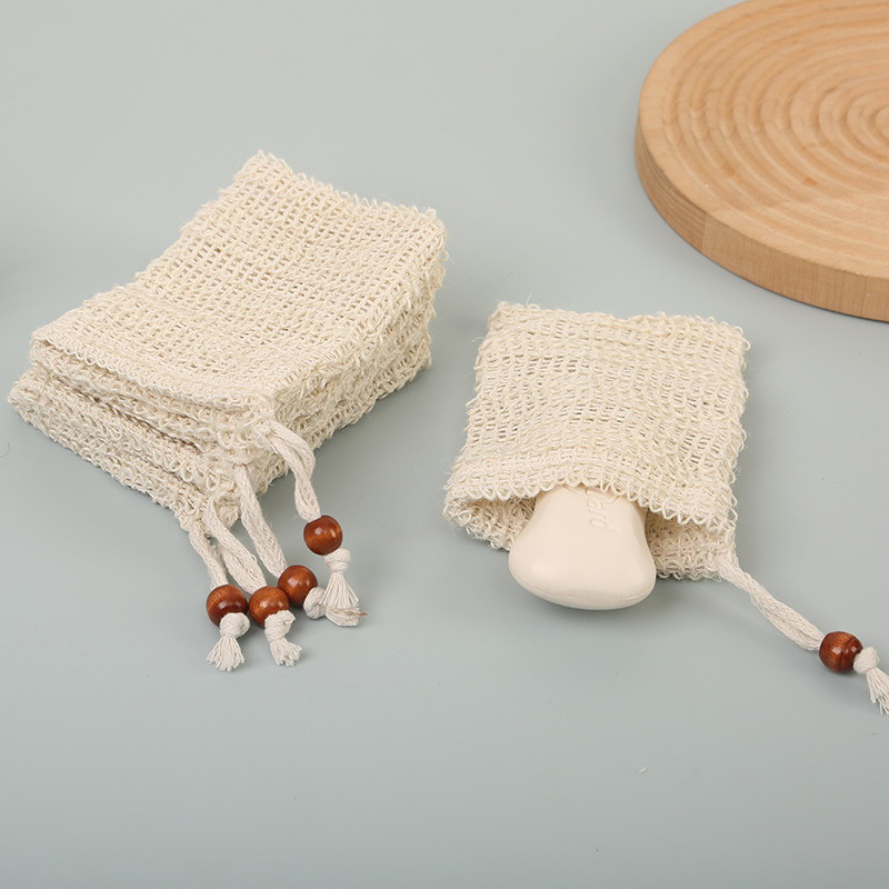 Home Bathroom Cleaning - Soap Foaming Net Mesh Bags Bath