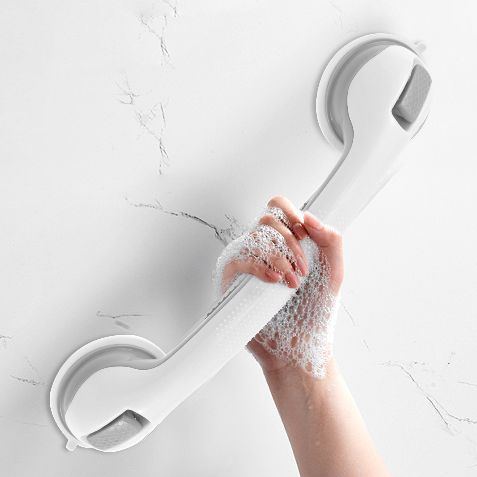 Home Bathroom Grab Bar - 2Pcs Shower Handle Nonslip Shower Grab