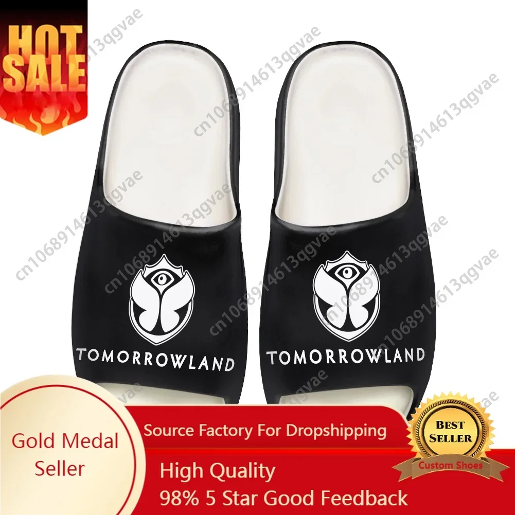 Home Office Bathroom - Tomorrowland Flag Music Festival Soft Sole
