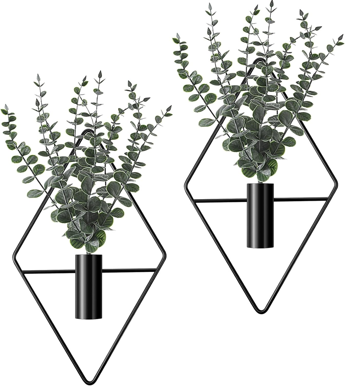 Home Bathroom Products - 4 Pcs Geometric Hanging Planters with