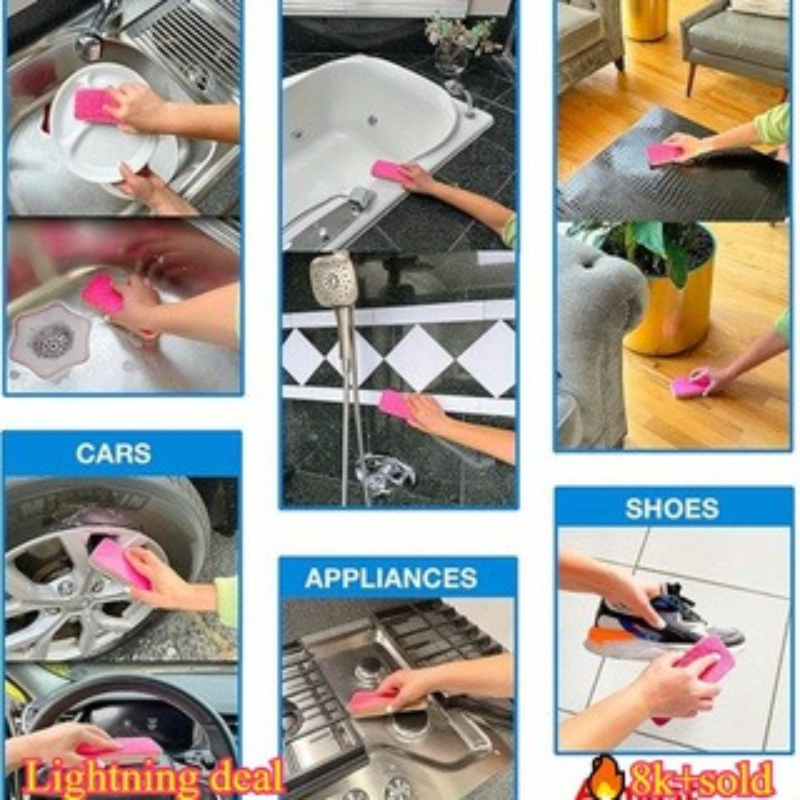 Home Bathroom Cleaning - 1PC ,12 layer fiber, perfect cleaning