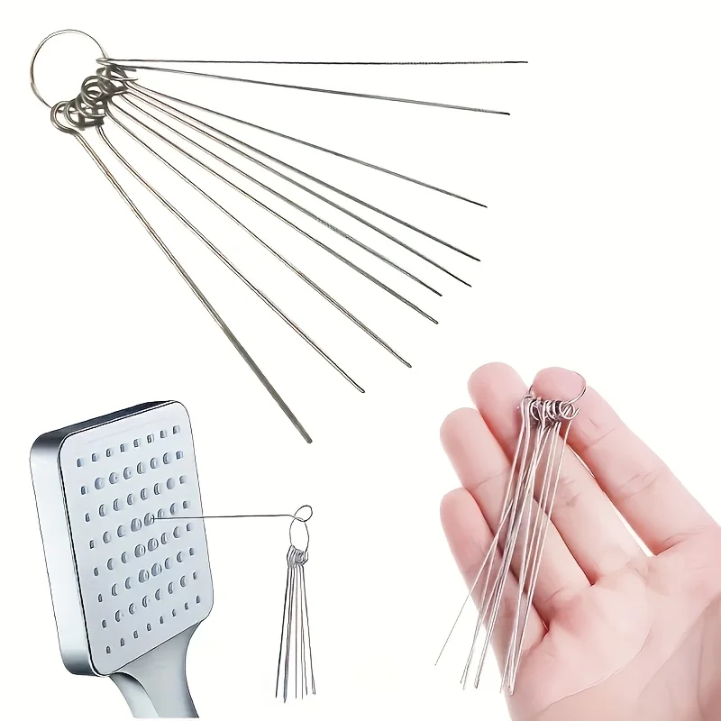 Home Bathroom Cleaning - Shower Head Cleaning Brushes 10PCS, Multi
