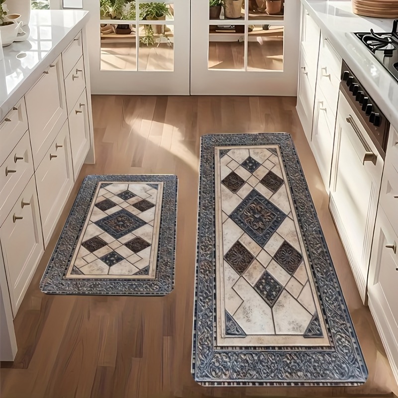 1PC Floor tile Kitchen Rug Non - Home Bathroom Tiles Design review and price