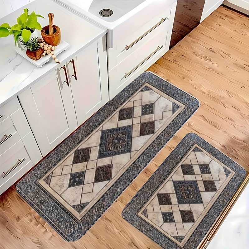 1PC Floor tile Kitchen Rug Non - Home Bathroom Tiles Design review and price