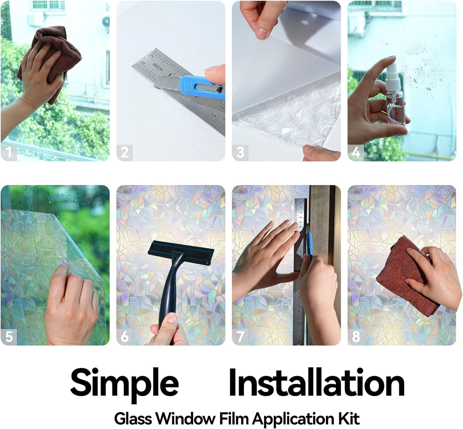Rainbow Window Cling Privacy F - Home Bathroom Products review and price