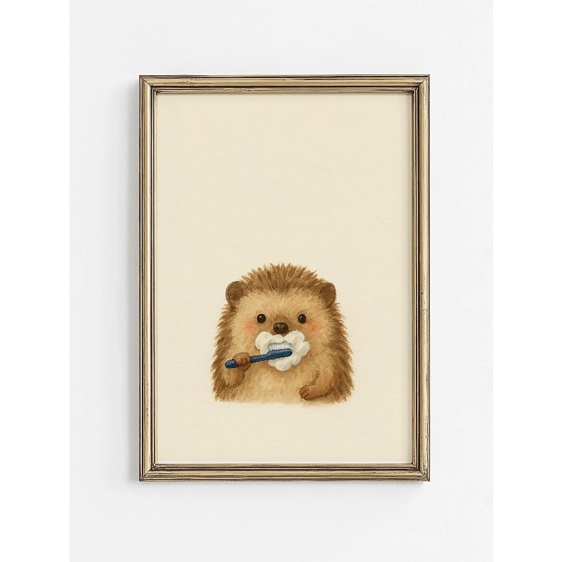 1PC Frameless Cute Animal Bubb - Home Bathroom Wallpaper review and price