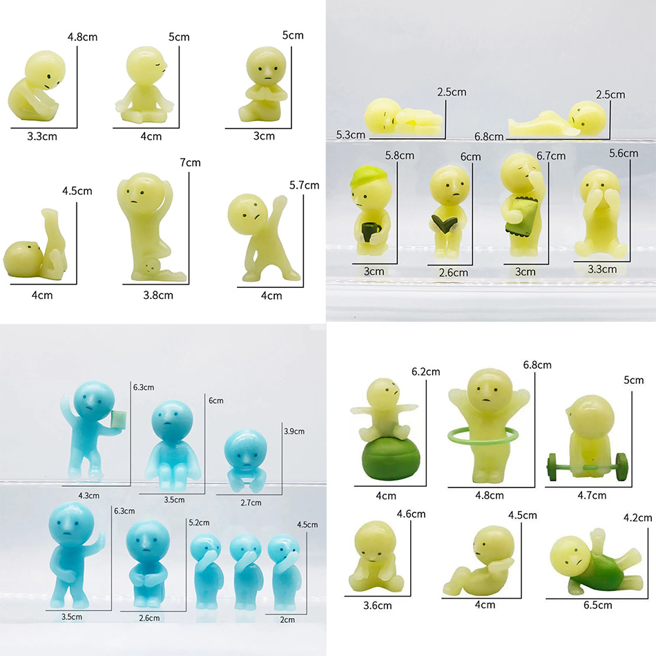 Glow In The Dark Mini Figure S - Home Goods Bathroom Sets review and price