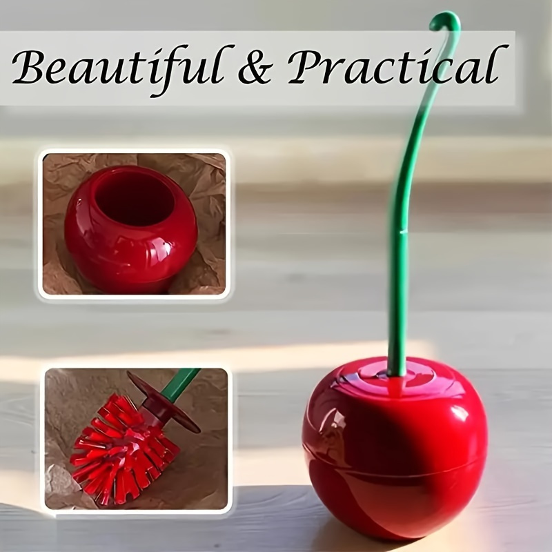 Cute Cherry Shaped Toilet Brus - Home Bathroom Cleaning review and price