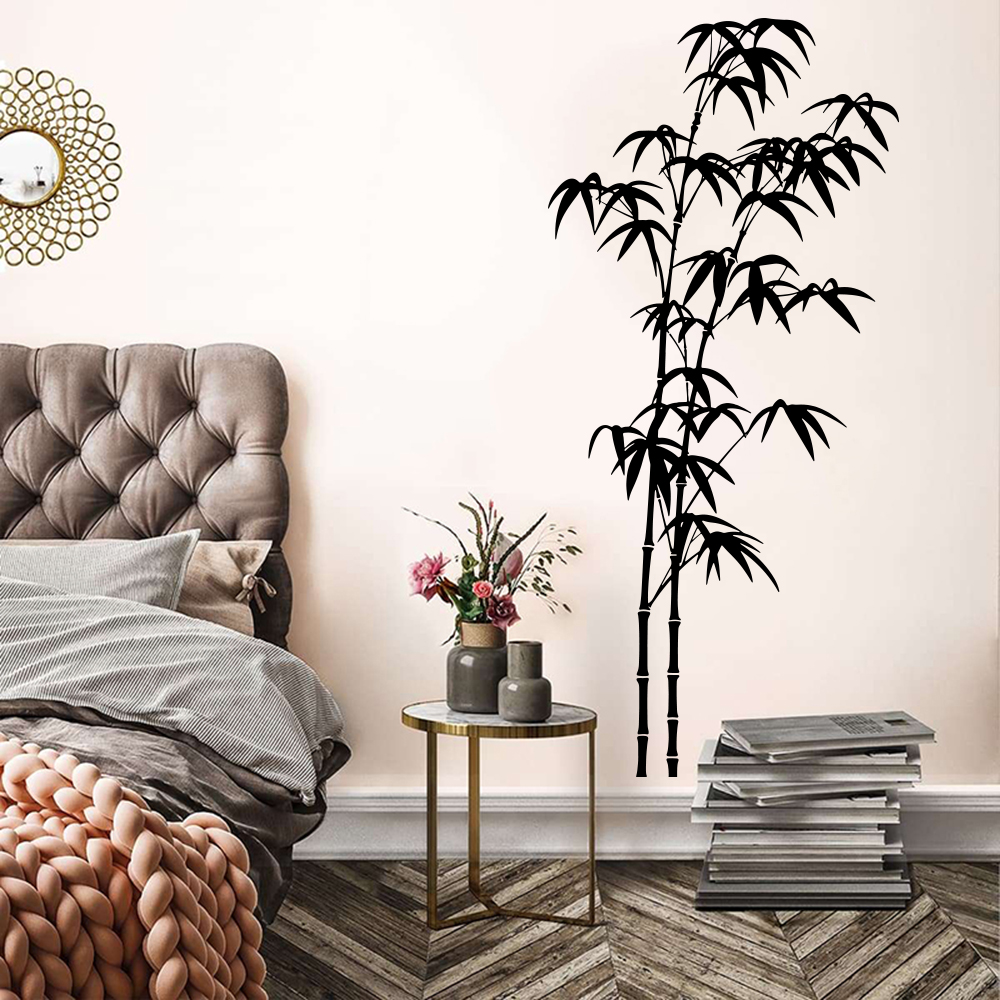 Large Bamboo Tree Wall Sticker - Home Bathroom Floor Tiles review and price