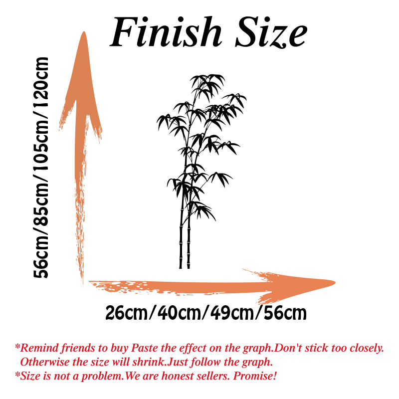 Large Bamboo Tree Wall Sticker - Home Bathroom Floor Tiles review and price