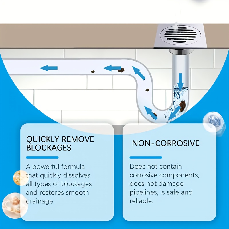 Powerful Drain Cleaner Powder, - Home Bathroom Cleaning review and price