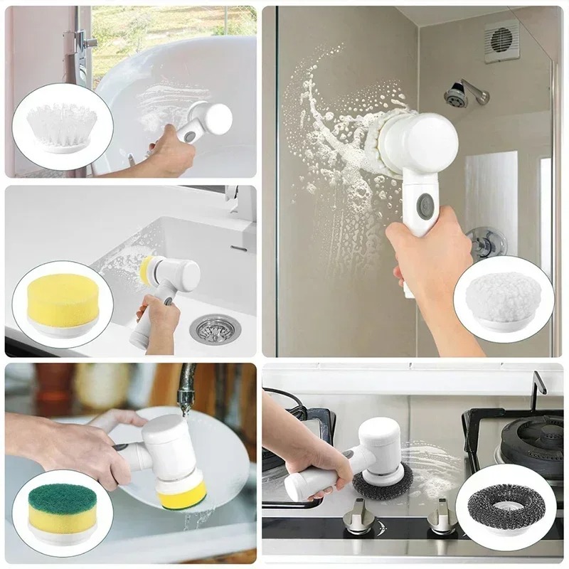 Electric Power Spin Scrubber 5 - Home Bathroom Products review and price