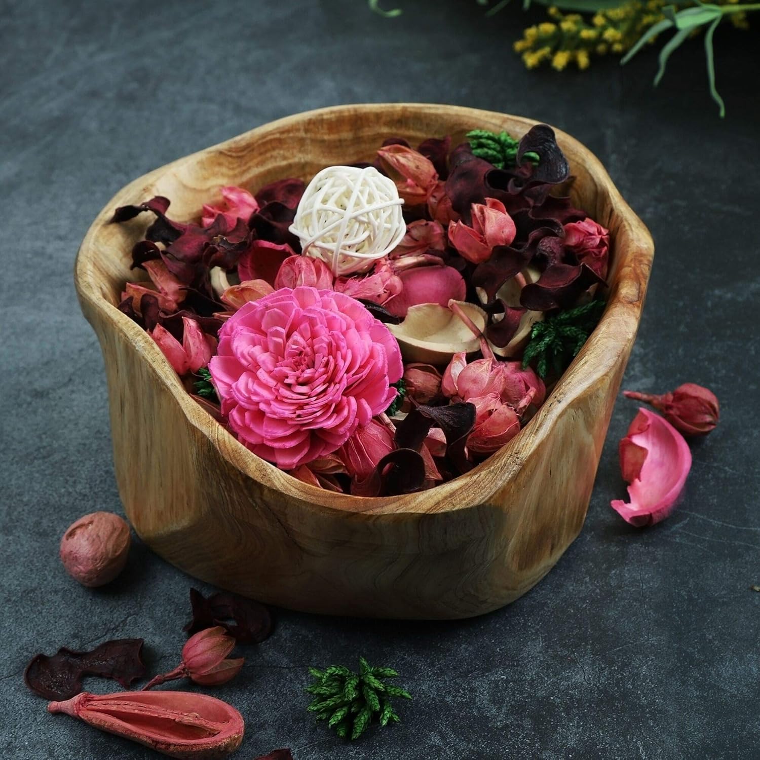 Rose Scented Potpourri Bowl Fi - Home Bathroom Products review and price
