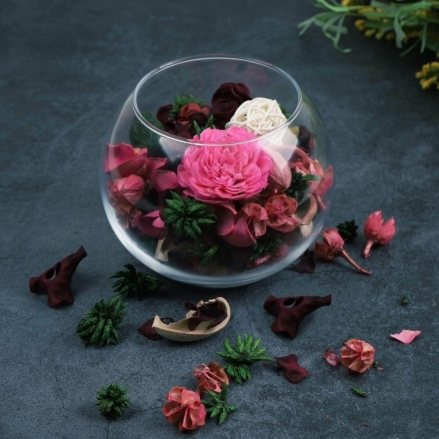 Rose Scented Potpourri Bowl Fi - Home Bathroom Products review and price
