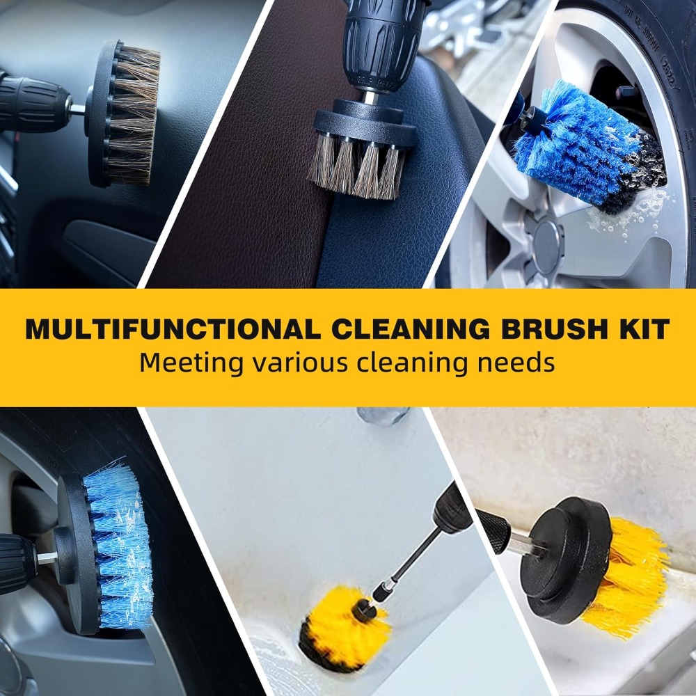 9 Pcs Drill Brush Attachments  - Home Bathroom Sink review and price