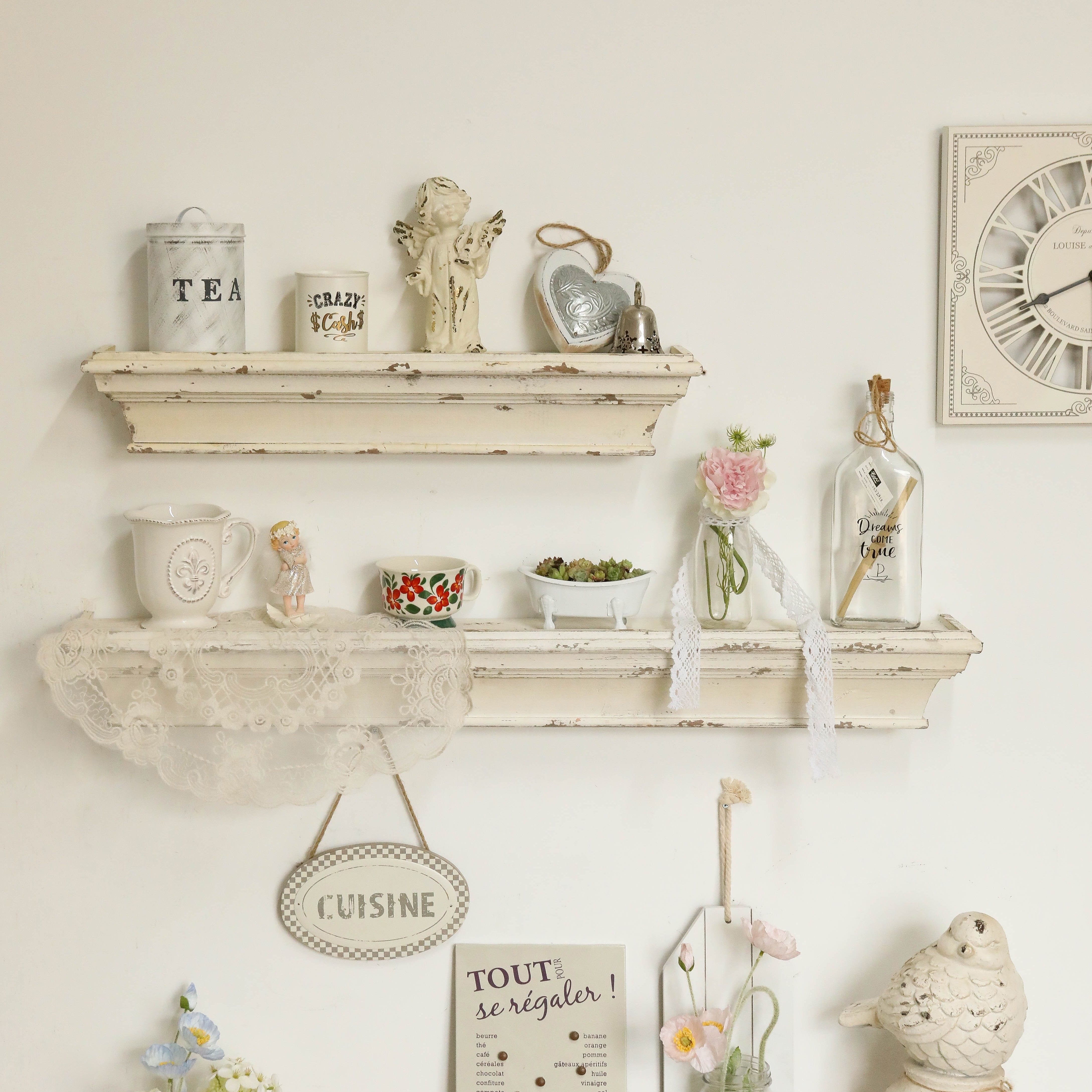 Set of two-layer boards, retro - Home Goods Bathroom Sets review and price