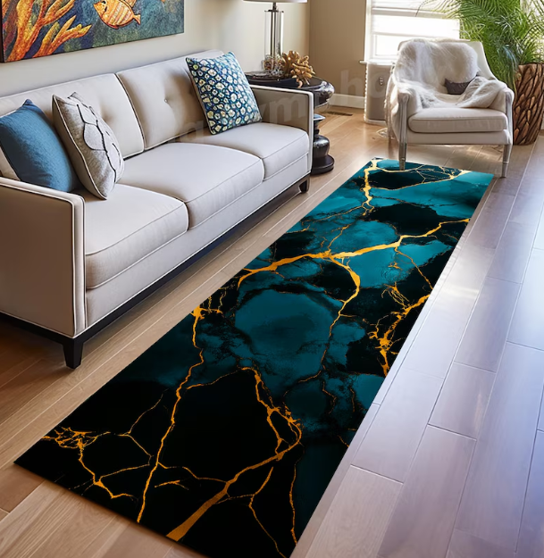 Marble Rug Runner Modern Non-S - Home Bathroom Tiles Design review and price