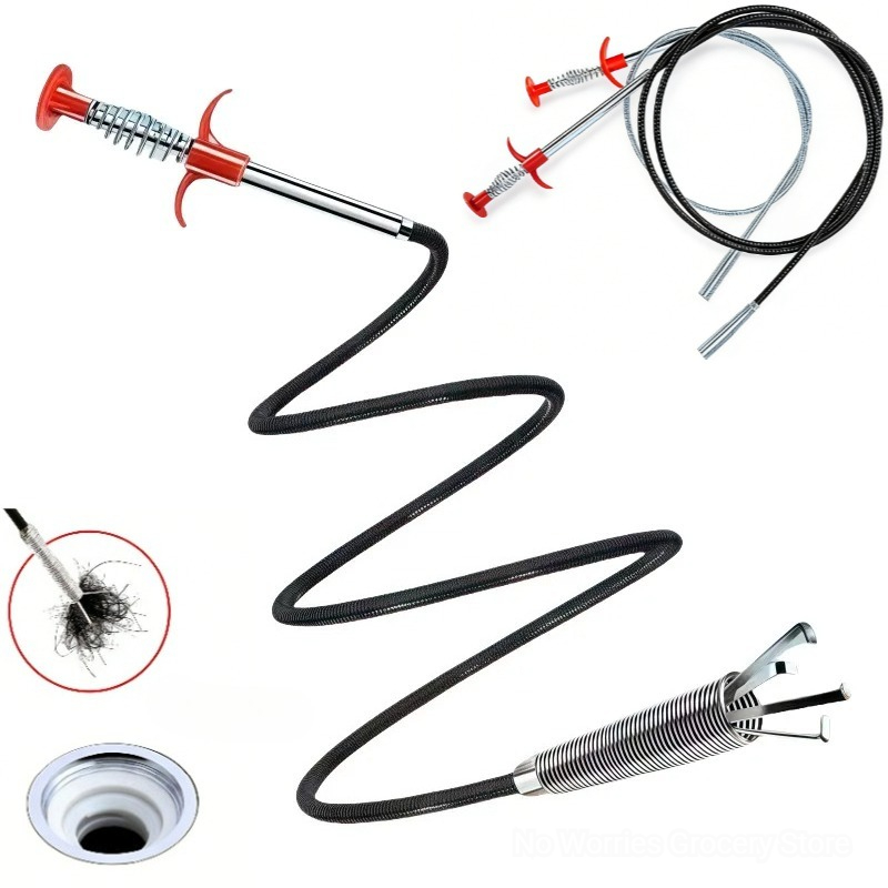 Hand Pinch Cleaning Sewer Pipe - Home Bathroom Cleaning review and price