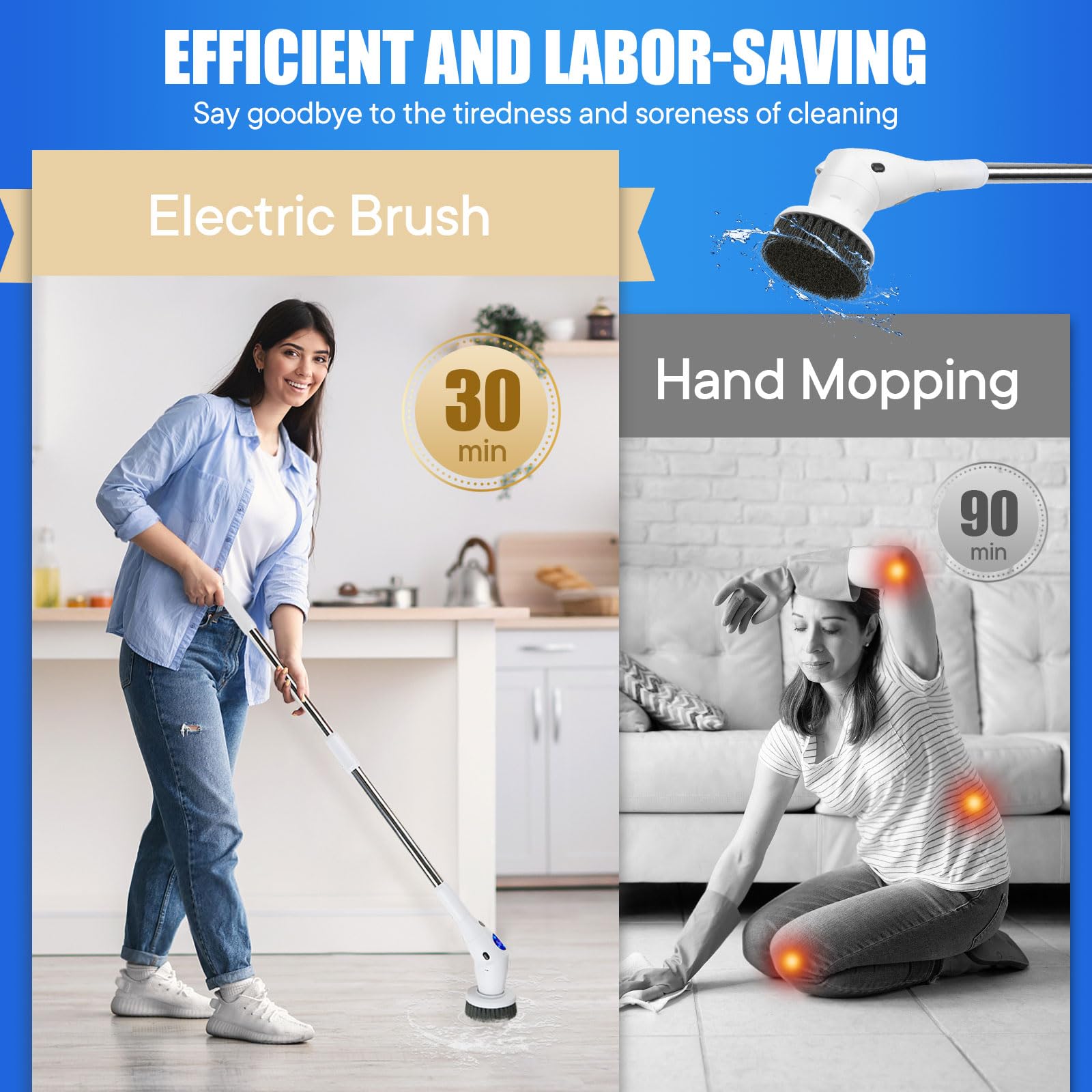 Electric Spin Scrubber Cleanin - Home Bathroom Products review and price