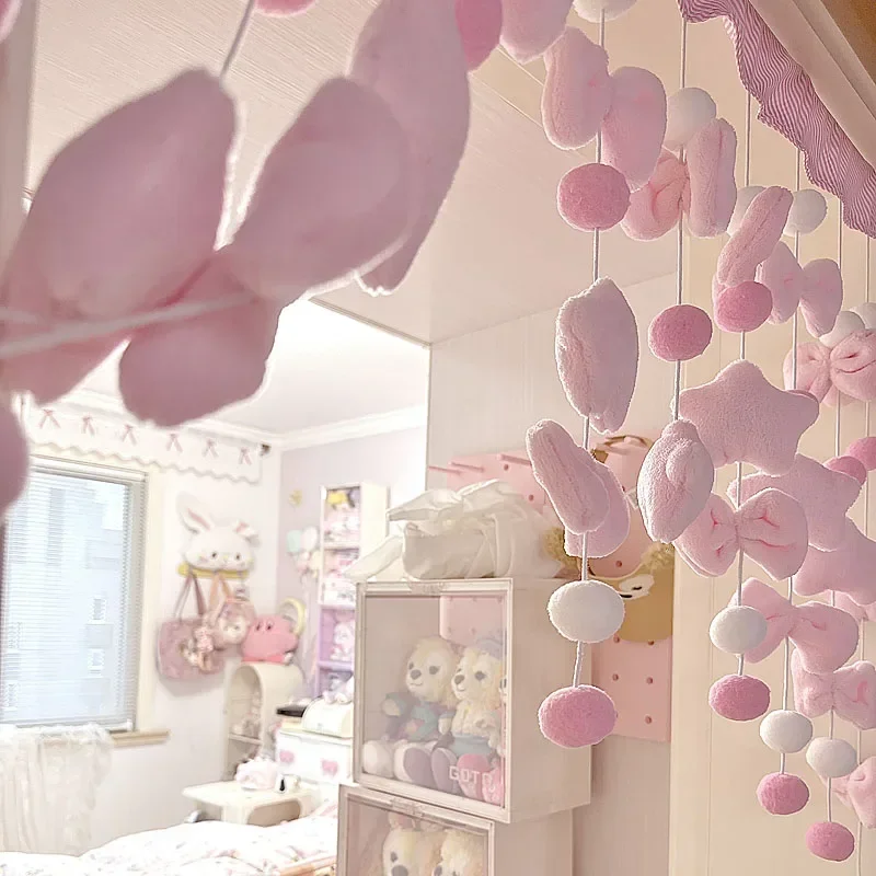 Pink Cute Bow Short Curtain Th - Home Bathroom Products review and price