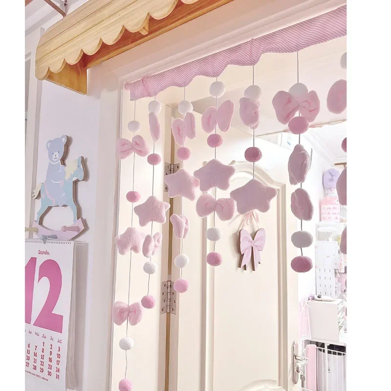 Pink Cute Bow Short Curtain Th - Home Bathroom Products review and price