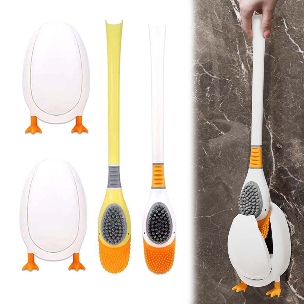 1PC Silicone Toilet Brush With - Home Bathroom Cleaning review and price