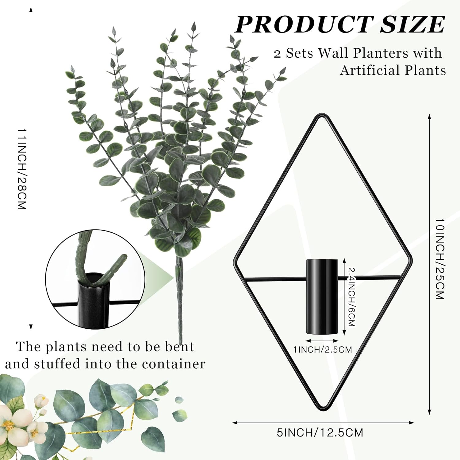 4 Pcs Geometric Hanging Plante - Home Bathroom Products review and price