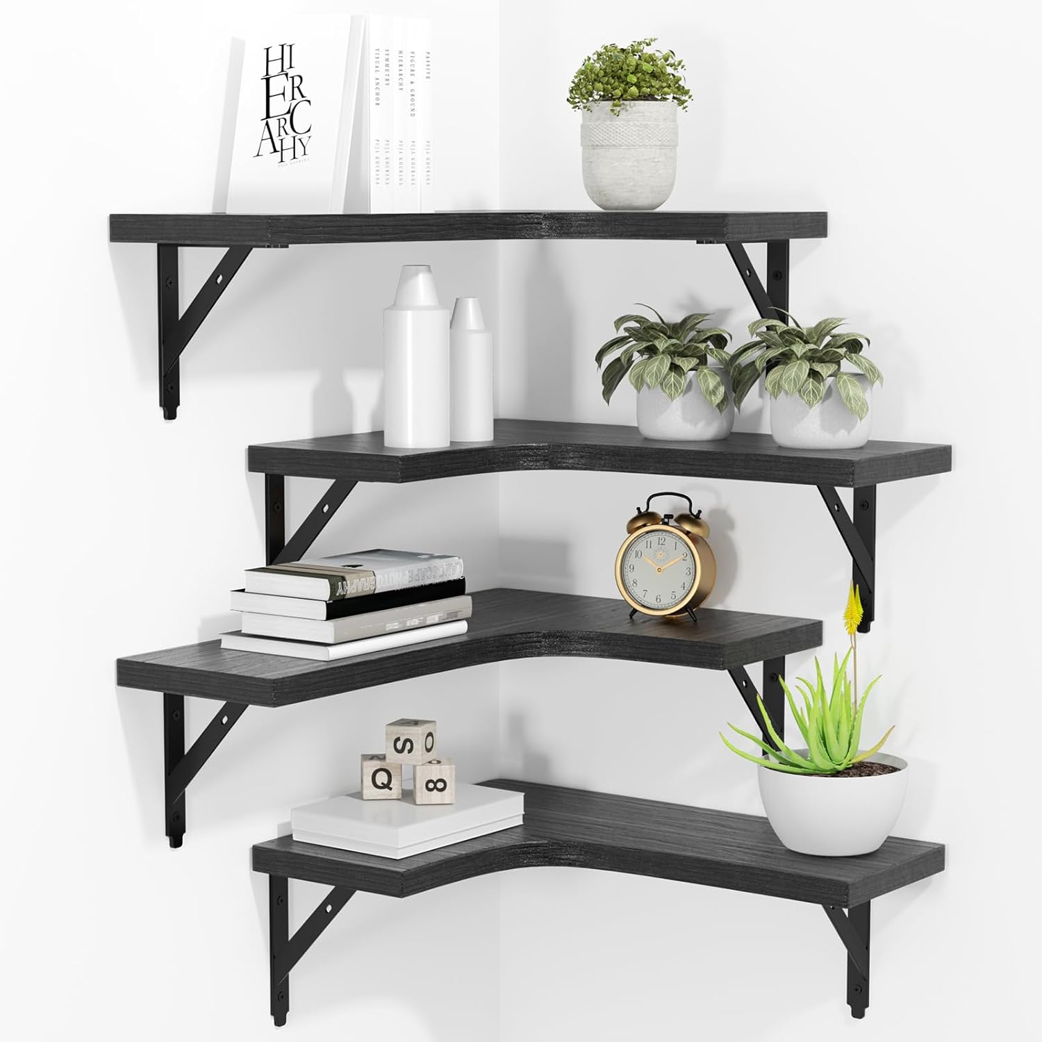 Corner Floating Shelves Set of - Home Bathroom Products review and price