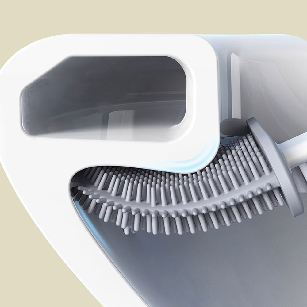 Silicone Toilet Brush With Hol - Home Bathroom Cleaning review and price
