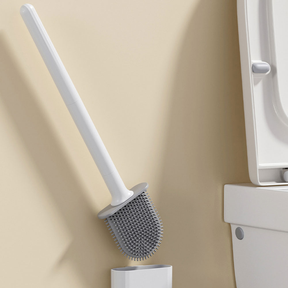 Silicone Toilet Brush With Hol - Home Bathroom Cleaning review and price