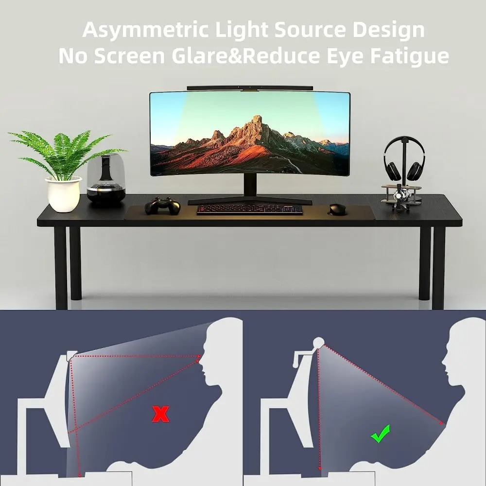 Curved Monitor Light Bar 3 Col - Home Bathroom Products review and price