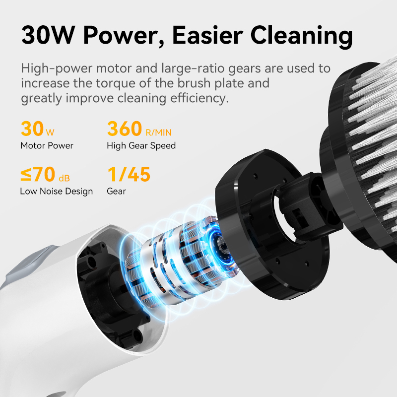 Electric Cleaning Brush Cordle - Home Bathroom Products review and price