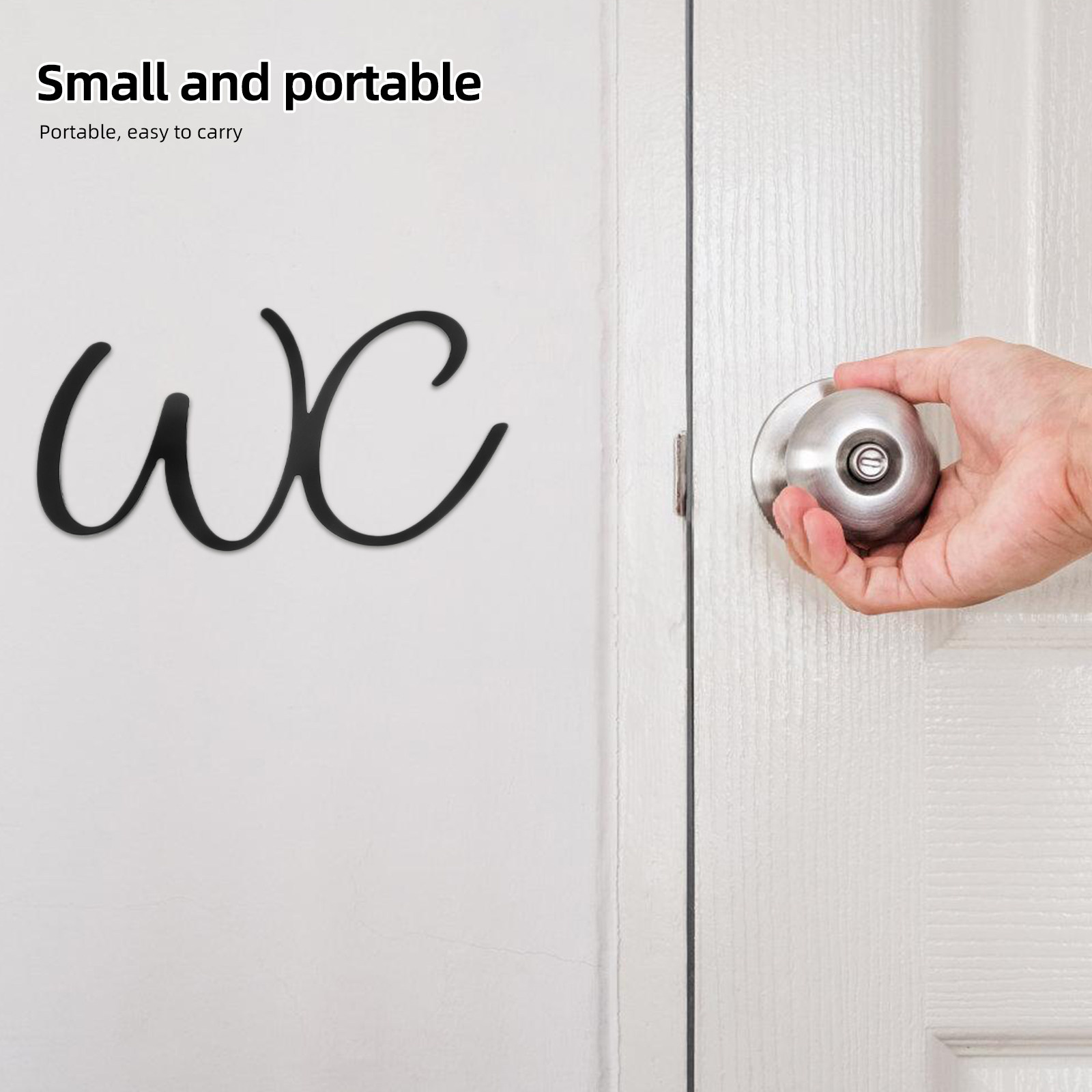 Bathroom Sign Toilet Door Iron - Home Office Bathroom review and price
