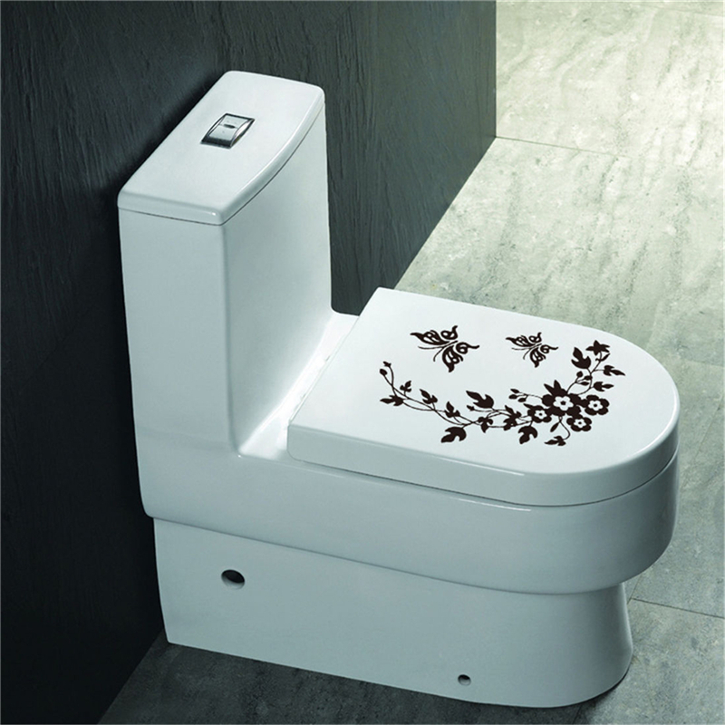 Butterfly Flower Vine Bathroom - Home Bathroom Wallpaper review and price