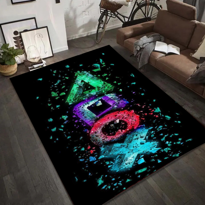 Neon Geometric Graffiti Rug -  - Homemade Bathroom Spray review and price