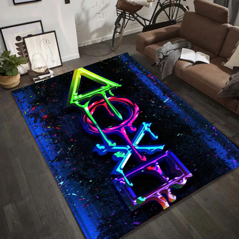 Neon Geometric Graffiti Rug -  - Homemade Bathroom Spray review and price